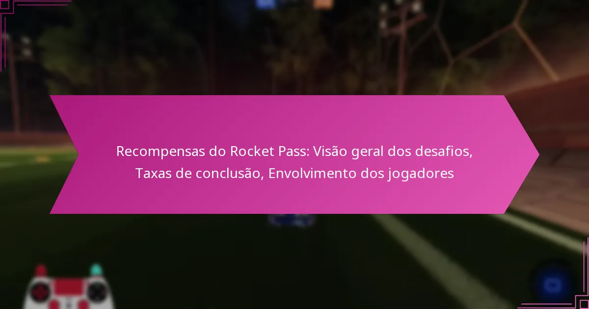 Read more about the article Recompensas do Rocket Pass: Visão geral dos desafios, Taxas de conclusão, Envolvimento dos jogadores