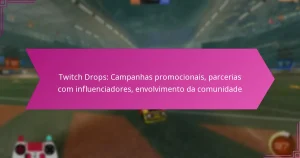 Read more about the article Twitch Drops: Campanhas promocionais, parcerias com influenciadores, envolvimento da comunidade