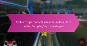 Read more about the article Twitch Drops: Exibições da comunidade, Arte de fãs, Compilações de destaques
