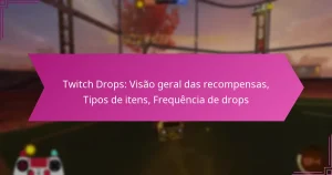 Read more about the article Twitch Drops: Visão geral das recompensas, Tipos de itens, Frequência de drops